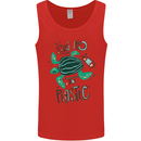 Climate Change Say No To Plastic Mens Vest Tank Top Red