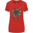 Climate Change Say No To Plastic Womens Wider Cut T-Shirt Red
