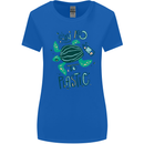Climate Change Say No To Plastic Womens Wider Cut T-Shirt Royal Blue