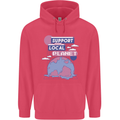 Climate Change Support Your Local Planet Childrens Kids Hoodie Heliconia