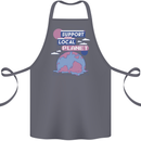 Climate Change Support Your Local Planet Cotton Apron 100% Organic Steel