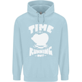 Climate Change Time Running Out Childrens Kids Hoodie Light Blue