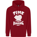 Climate Change Time Running Out Childrens Kids Hoodie Red