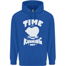 Climate Change Time Running Out Childrens Kids Hoodie Royal Blue