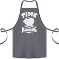 Climate Change Time Running Out Cotton Apron 100% Organic Steel