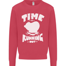 Climate Change Time Running Out Kids Sweatshirt Jumper Heliconia