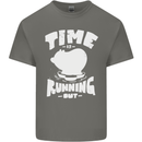 Climate Change Time Running Out Kids T-Shirt Childrens Charcoal