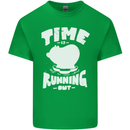 Climate Change Time Running Out Kids T-Shirt Childrens Irish Green
