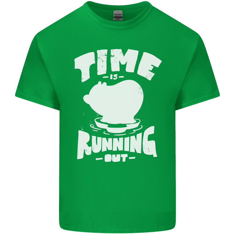 Climate Change Time Running Out Kids T-Shirt Childrens Irish Green
