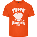 Climate Change Time Running Out Kids T-Shirt Childrens Orange