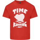 Climate Change Time Running Out Kids T-Shirt Childrens Red