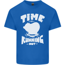 Climate Change Time Running Out Kids T-Shirt Childrens Royal Blue