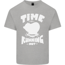 Climate Change Time Running Out Kids T-Shirt Childrens Sports Grey