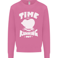 Climate Change Time Running Out Mens Sweatshirt Jumper Azalea