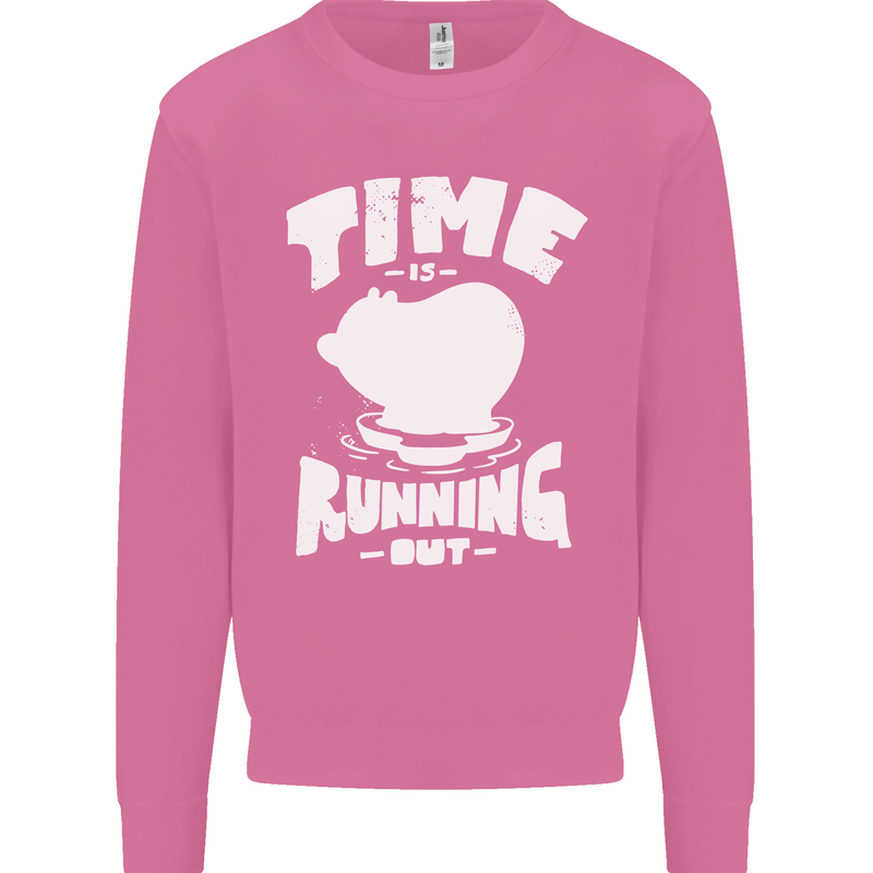 Climate Change Time Running Out Mens Sweatshirt Jumper Azalea