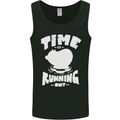 Climate Change Time Running Out Mens Vest Tank Top Black