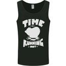 Climate Change Time Running Out Mens Vest Tank Top Black