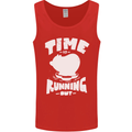 Climate Change Time Running Out Mens Vest Tank Top Red