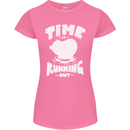 Climate Change Time Running Out Womens Petite Cut T-Shirt Azalea