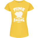 Climate Change Time Running Out Womens Petite Cut T-Shirt Yellow