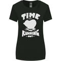 Climate Change Time Running Out Womens Wider Cut T-Shirt Black