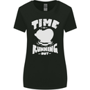 Climate Change Time Running Out Womens Wider Cut T-Shirt Black
