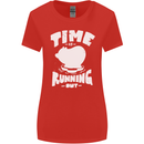 Climate Change Time Running Out Womens Wider Cut T-Shirt Red