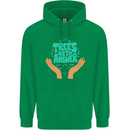 Climate Change Trees Are the Answer Childrens Kids Hoodie Irish Green