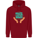 Climate Change Trees Are the Answer Childrens Kids Hoodie Red