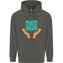 Climate Change Trees Are the Answer Childrens Kids Hoodie Storm Grey