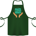 Climate Change Trees Are the Answer Cotton Apron 100% Organic Forest Green