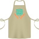 Climate Change Trees Are the Answer Cotton Apron 100% Organic Khaki