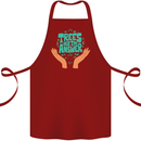 Climate Change Trees Are the Answer Cotton Apron 100% Organic Maroon
