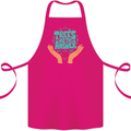Climate Change Trees Are the Answer Cotton Apron 100% Organic Pink