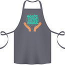 Climate Change Trees Are the Answer Cotton Apron 100% Organic Steel