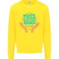 Climate Change Trees Are the Answer Kids Sweatshirt Jumper Yellow