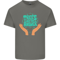 Climate Change Trees Are the Answer Kids T-Shirt Childrens Charcoal