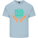 Climate Change Trees Are the Answer Kids T-Shirt Childrens Light Blue