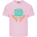 Climate Change Trees Are the Answer Kids T-Shirt Childrens Light Pink