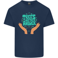 Climate Change Trees Are the Answer Kids T-Shirt Childrens Navy Blue