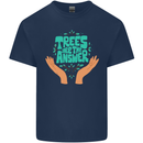 Climate Change Trees Are the Answer Kids T-Shirt Childrens Navy Blue