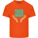 Climate Change Trees Are the Answer Kids T-Shirt Childrens Orange
