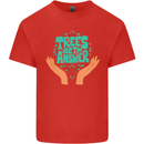 Climate Change Trees Are the Answer Kids T-Shirt Childrens Red