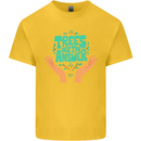 Climate Change Trees Are the Answer Kids T-Shirt Childrens Yellow