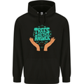 Climate Change Trees Are the Answer Mens 80% Cotton Hoodie Black
