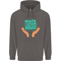 Climate Change Trees Are the Answer Mens 80% Cotton Hoodie Charcoal