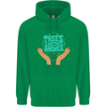 Climate Change Trees Are the Answer Mens 80% Cotton Hoodie Irish Green