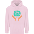 Climate Change Trees Are the Answer Mens 80% Cotton Hoodie Light Pink