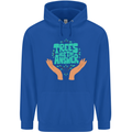 Climate Change Trees Are the Answer Mens 80% Cotton Hoodie Royal Blue