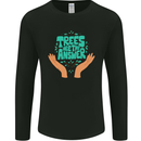 Climate Change Trees Are the Answer Mens Long Sleeve T-Shirt Black